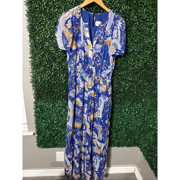 Anthropologie The Somerset Jumpsuit: Chiffon Edition Sz Small - Picture 4 of 8